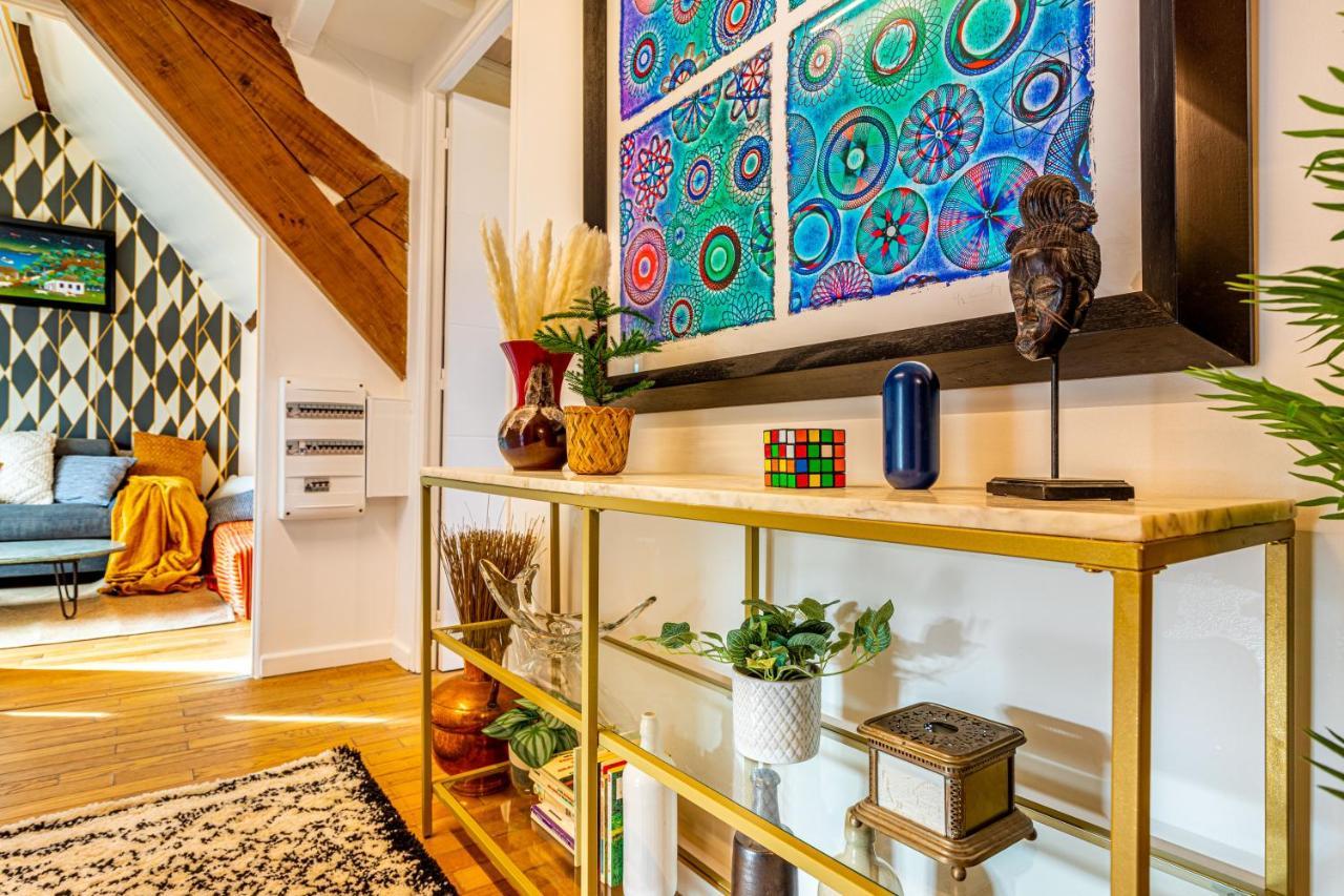 Art & Curiosity Cabinet Style Appartement With Paris View, Villa Des Ammonites Meudon Exterior photo